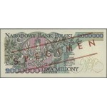 2.000.000 złotych, 14.08.1992; seria A, numeracja 00000...