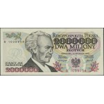 2.000.000 złotych, 16.11.1993; seria B, numeracja 10389...