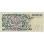 2.000.000 złotych, 16.11.1993; seria B, numeracja 10389...