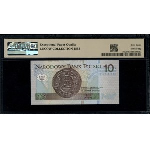 10 złotych, 25.03.1994; seria londyńska AD, numeracja 1...