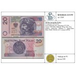 20 złotych, 25.03.1994; seria londyńska AG, numeracja 6...