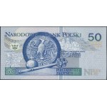 50 złotych, March 25, 1994; London series AJ, serial number 0...