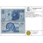 50 złotych, March 25, 1994; London series AJ, serial number 0...