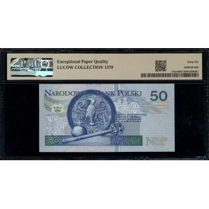 50 złotych, 25.03.1994; seria zastępcza PWPW YB, numera...