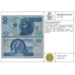 50 Złoty, 25.03.1994; Ersatzserie PWPW YB, Nummern...