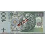 100 złotych, 25.03.1994; seria AA, numeracja 0000000, z...