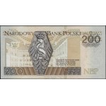 200 złotych, 25.03.1994; seria londyńska AJ, numeracja ...