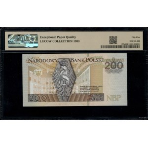 200 złotych, 25.03.1994; seria DB, numeracja 6173572; L...