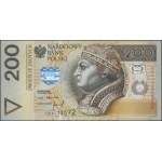 200 złotych, 25.03.1994; seria DB, numeracja 6173572; L...