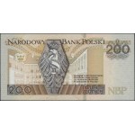 200 złotych, 25.03.1994; seria DB, numeracja 6173572; L...