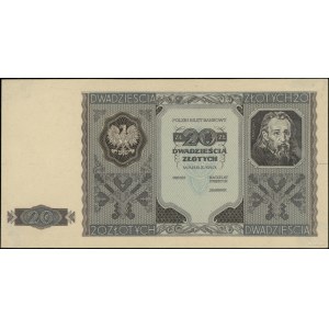 20 złotych, bez daty [1.08.1957]; bez oznaczenia serii,...