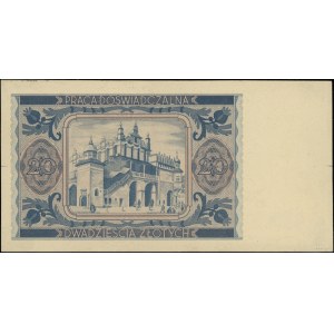 20 złotych, bez daty [1.08.1957]; bez oznaczenia serii,...
