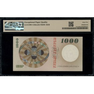 1.000 złotych, 24.05.1962; seria A, numeracja 0000000, ...