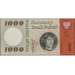 1.000 złotych, 24.05.1962; seria A, numeracja 0000000, ...