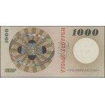 1.000 złotych, 24.05.1962; seria A, numeracja 0000000, ...
