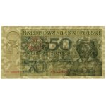 50 złotych, January 2, 1964; KH series, serial number 1204395, without...
