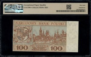 100 złotych, 2.01.1965; seria KH, numeracja 1204395, be...