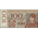 100 złotych, 2.01.1965; seria KH, numeracja 1204395, be...