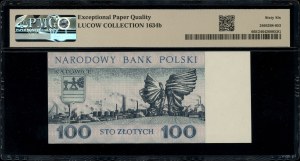 100 złotych, 2.01.1965; seria KH, numeracja 1204395, be...