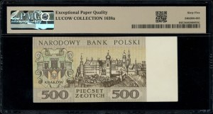 500 złotych, 2.01.1965; seria KH, numeracja 1204395, z ...