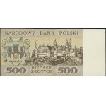 500 złotych, 2.01.1965; seria KH, numeracja 1204395, z ...