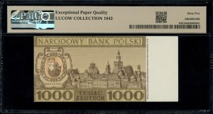1.000 złotych, 2.01.1965; seria KH, numeracja 1204395, ...