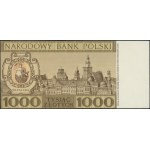 1.000 złotych, 2.01.1965; seria KH, numeracja 1204395, ...