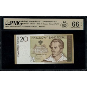 20 złotych, 8.01.2009; 200. rocznica urodzin Juliusza S...