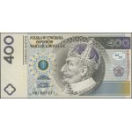 400 zlotys, December 24, 1996; the 400th anniversary of Warsaw as the capital...