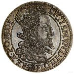 Six-real coin, 1599, Malbork; variant with a large image of the king; Kop...
