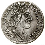 Szóstak, 1650, Wschowa; bearing the emblem of the Wieniawa coat of arms beneath...