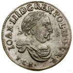 Six-real coin, 1683 TLB, Bydgoszcz; the obverse without an engraving on...