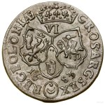 Six-real coin, 1683 TLB, Bydgoszcz; the obverse without an engraving on...