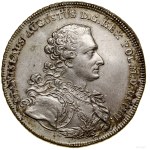 Talar, 1766 FS, Warsaw; Obverse: Bust of the king in armor, ...