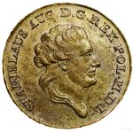 2-złoty coin (8 groszy), 1784 EB, Warsaw; with the letters E...