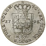Two-złoty coin (8 groszy), 1795 MV, Warsaw; Cop. 2426 (R...