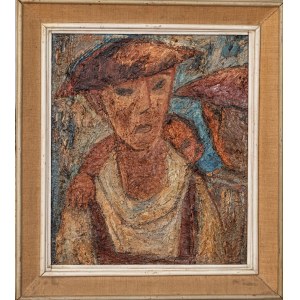 Maksymilian Stratanowski (1913-1987), Portrait of a Chinese man, ca. 1960