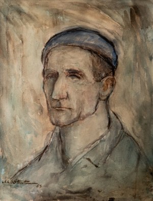 Maksymilian Stratanowski (1913-1987), Portret robotnika, ok. 1963 r..