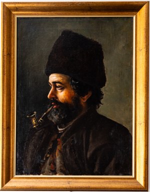 Roman Kazimierz Kochanowski (1857-1945), Portret Hucuła, ok. 1890 r. (?)