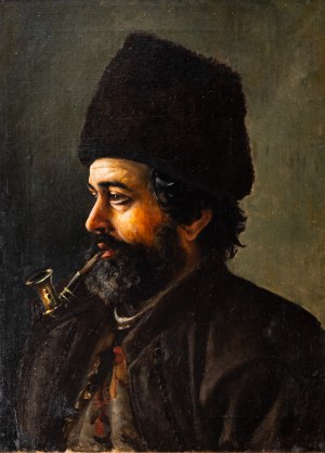Roman Kazimierz Kochanowski (1857-1945), Portret Hucuła, ok. 1890 r. (?)