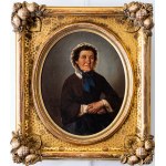 Józef Szermentowski (1833-1876), Portret kobiety w czepcu, 1863r.