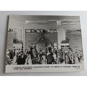 FOTO VARŠAVSKÝ PONTONOVÝ MOST, CAF