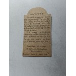 PICTURE PRAYER, KRAKOW 1940, JESUS ON THE CROSS