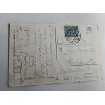 MALARSTWO POLSKIE RÓŻANKOWSKI TORUŃ BRAMA ŻEGLARSKA, USZKODZONA ROZKLEJA SIĘ 1931 R, ZNACZEK