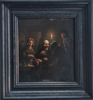 Petrus van Schendel (Holandia, 1806-1870, Krąg), Scena rodzajowa