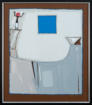 Jerzy NOWOSIELSKI (1923 - 2011), Prorok na skale, 1999