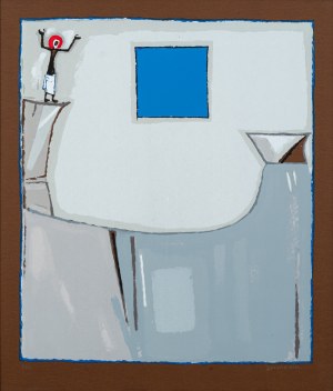Jerzy NOWOSIELSKI (1923 - 2011), Prorok na skale, 1999