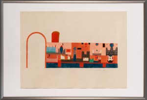 Jerzy NOWOSIELSKI (1923 - 2011), Projekt polichromii do kościoła akademickiego KUL w Lublinie, 1962