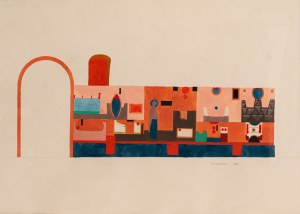 Jerzy NOWOSIELSKI (1923 - 2011), Projekt polichromii do kościoła akademickiego KUL w Lublinie, 1962