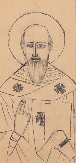 Jerzy NOWOSIELSKI (1923 - 2011), Ikona - szkic